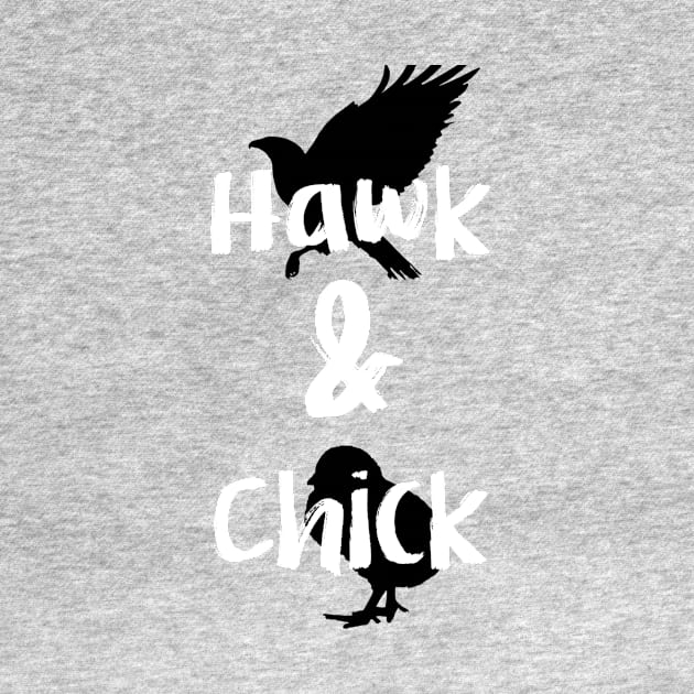 Hawk & Chick by Lellow Flingamos